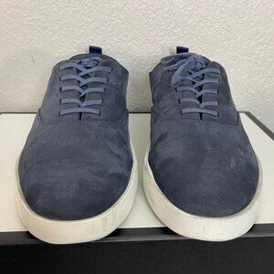 Wolf & Shepherd Cruise Navy Blue Suede Low Top Casual Sneakers Men's 10 US/43 EU